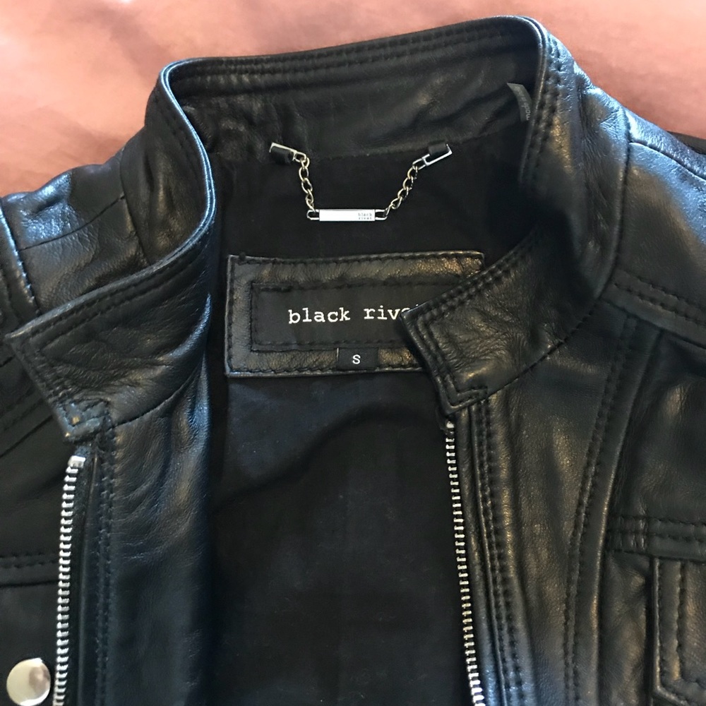 Black Leather Jacket - image 3